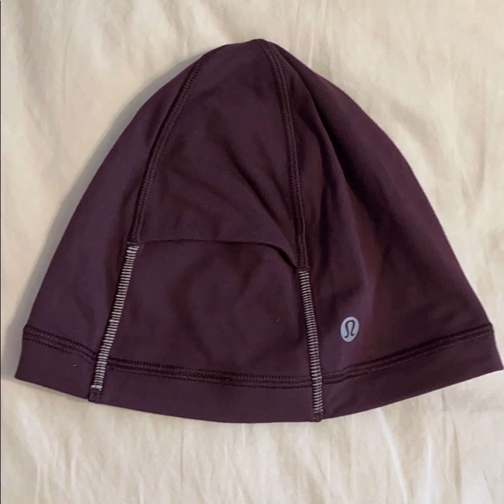 Lululemon purple active wear beanie